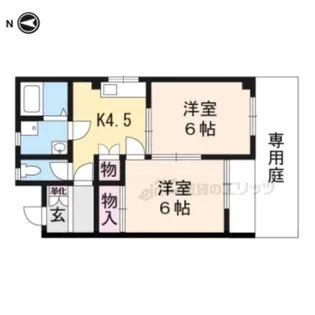第2みそのハイツ【101号室】の間取り