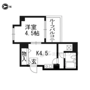 エスポワール西京極【503号室】の間取り