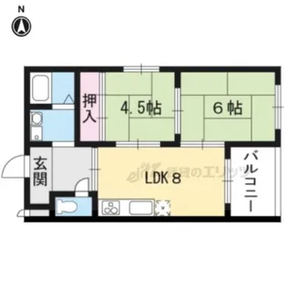 メゾン・ケンモウト【303号室】の間取り