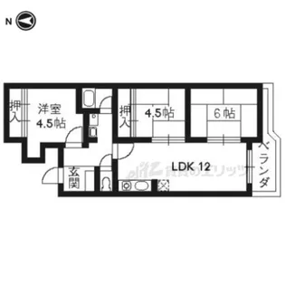 ファミリオ奥ノ坊【305号室】の間取り