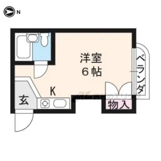 グラシィオ中久世【304号室】の間取り