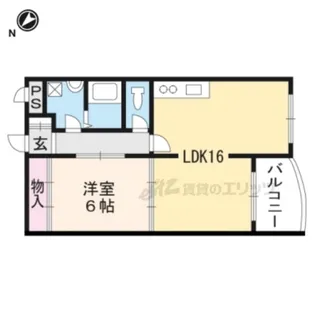シェモア稲葉台【2階】の間取り