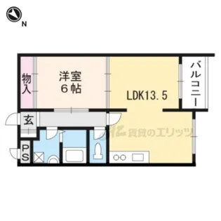 シェモア稲葉台【1階】の間取り