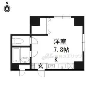 第40長栄グランドムール上鳥羽【301号室】の間取り