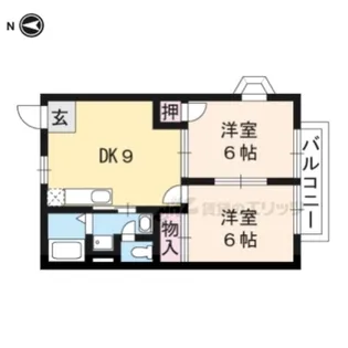 メゾンNY【1階】の間取り