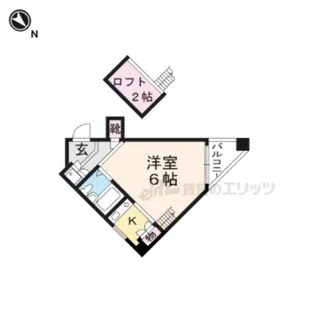 サンクレスト【501号室】の間取り