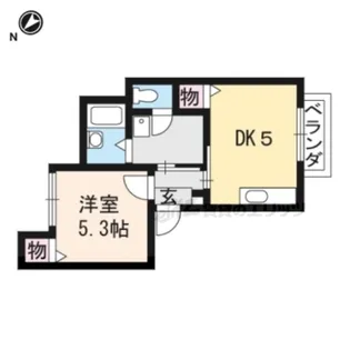 ジョーカンG棟【202号室】の間取り