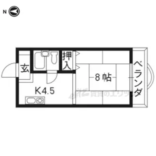 コーポサンプラザ【307号室】の間取り