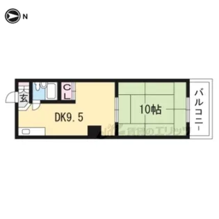 コーポサンプラザ【205号室】の間取り