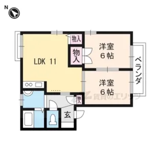 スリーパブリック B【2階】の間取り