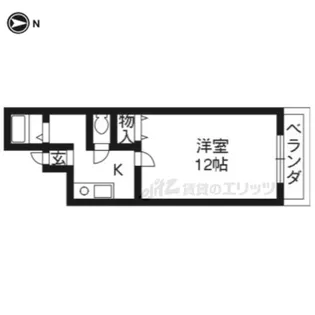 ベルステージ東山【304号室】の間取り
