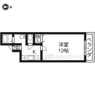 ベルステージ東山【303号室】の間取り