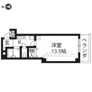 ベルステージ東山【302号室】の間取り