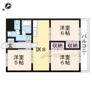 エス・テラス桂【402号室】の間取り