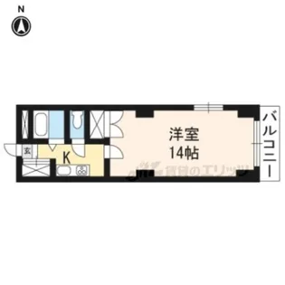 アクエルド仁王門【105号室】の間取り