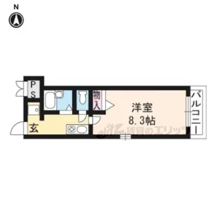 ジョイフル瀬田【218号室】の間取り