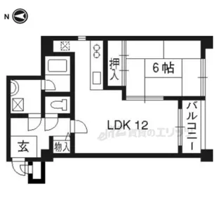 セント・ルークルス【106号室】の間取り