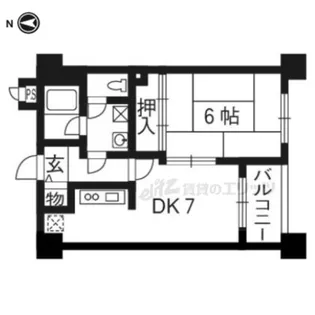 セント・ルークルス【105号室】の間取り