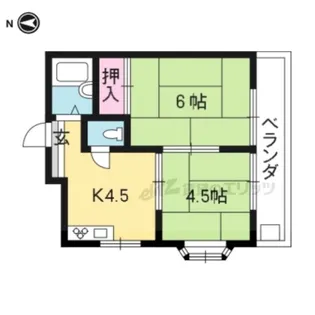 メゾンソレイユ【3階】の間取り