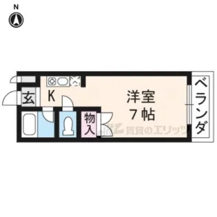 バレンタインビル【103号室】の間取り