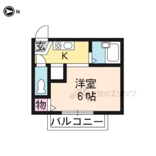 ディアス花園【205号室】の間取り
