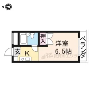 ハイツ大田【4-C号室】の間取り