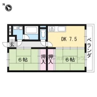 エスペラントコーポ【506号室】の間取り