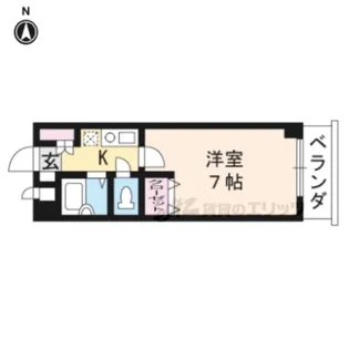 メゾンM【101号室】の間取り