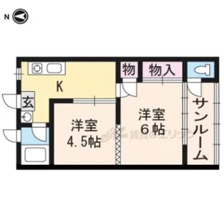 第2グリーンハイツ【103号室】の間取り