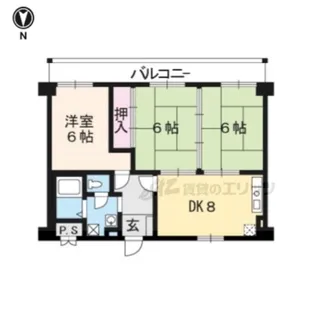メゾンドール光和パート?【1階】の間取り