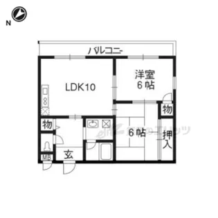 コンフォールパオ【1階】の間取り