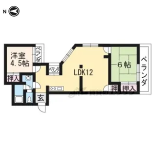 サンコーハイツ【403号室】の間取り
