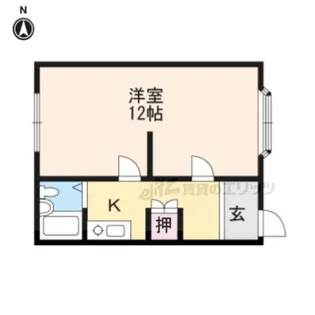 久津川ハイム【3号室】の間取り