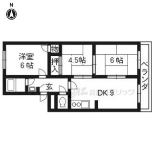 杉原ハイツ【201号室】の間取り