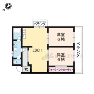 サンコーポ【4階】の間取り