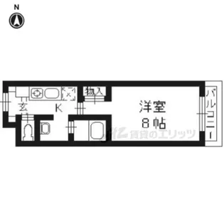 グッドヒル伏見【3階】の間取り
