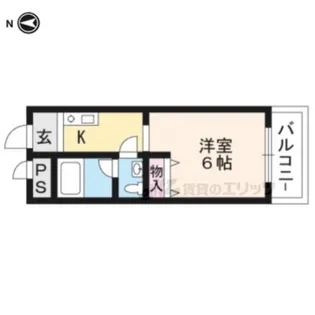 ル・シャレーアカイ【103号室】の間取り