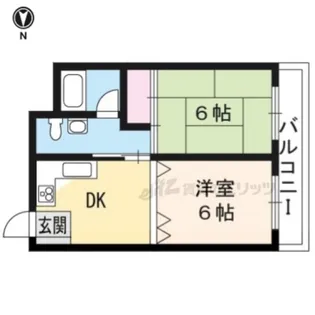 レジデンス オザック【1階】の間取り