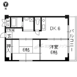 グレーヒル嵐山【2階】の間取り