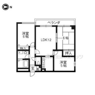 エクラ桂駅前【1階】の間取り