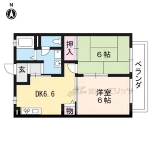 セフィラ上桂【102号室】の間取り