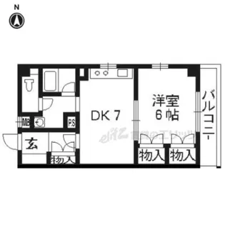 WEST HILL TAKATSUKA?【501号室】の間取り