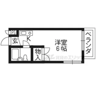 PIAgrece本丸【202号室】の間取り