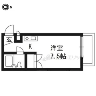 PIA grece本丸【205号室】の間取り