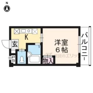 サン・ウエストくら【4階】の間取り