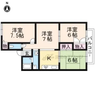 ディアコート【2階】の間取り