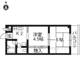 M’プラザ大住弐番館【307号室】の間取り