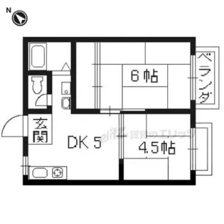 パナハイツ矢倉【101号室】の間取り