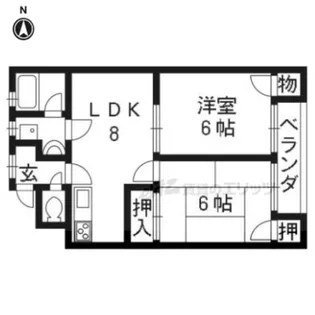 ビエンナハウス【103号室】の間取り