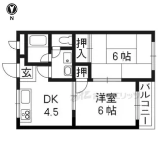 レジデンス京橋【305号室】の間取り